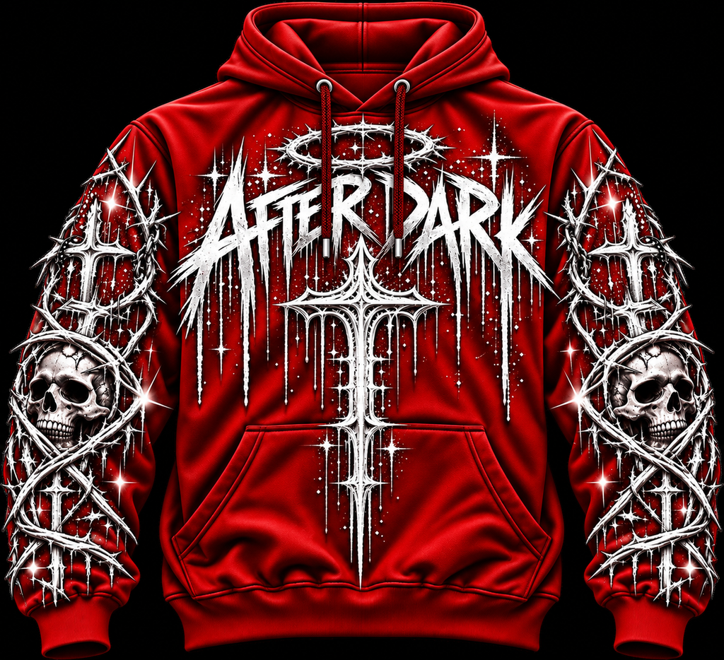 AFTER DARK™ Gothic Graphic Hoodie | No Rules, No Limits